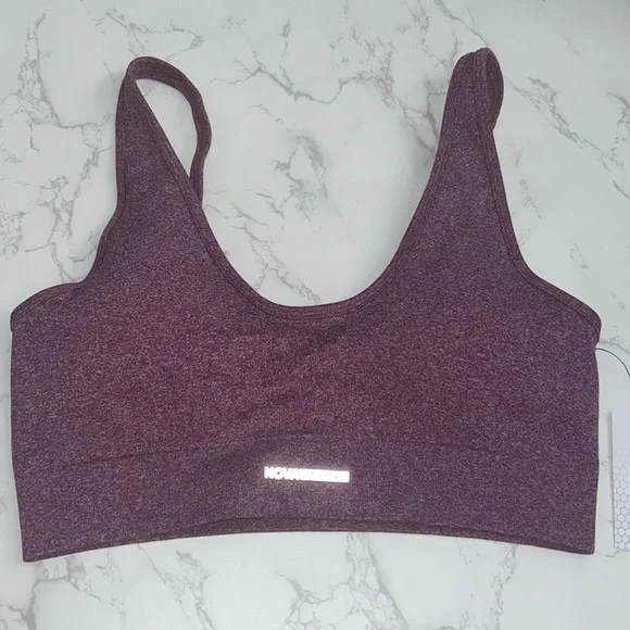 NWT Fashion Nova Plum Vital Goddess Sports Bra in Infinity Seamless - Picture 4 of 6